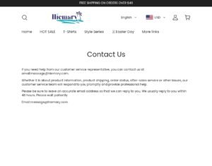 hiemary contact us page